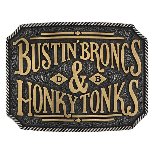 Broncs and Tonks Attitude Buckle