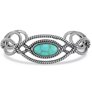 Bowline Know Turquoise Bracelet Cuff