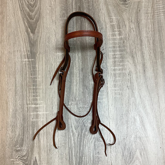 Mouse n' Ruby Original - Tan Leather Browband Headstall
