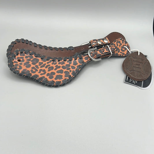 Tacktical Equine Leopard Print Spur Strap