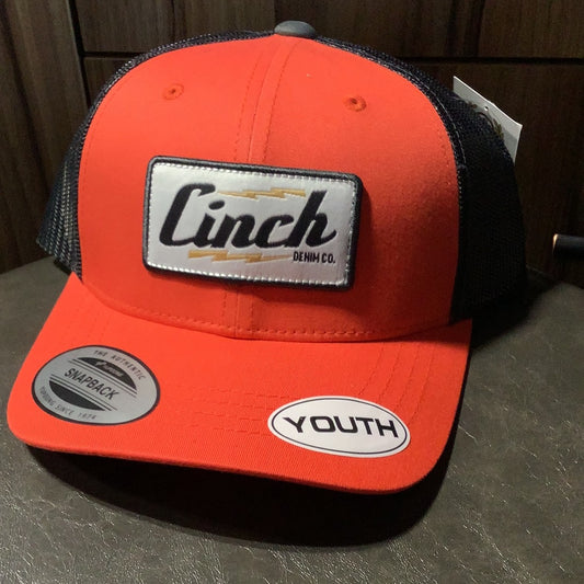 Cinch youth Red/Black Snap Back