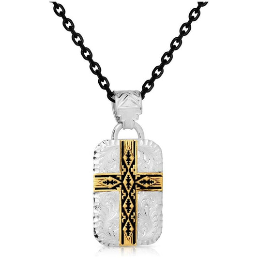 Trust And Honor Southwestern Cross DogTag