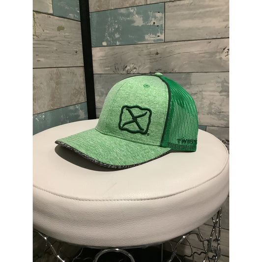 Twisted X Green Embroidered Logo