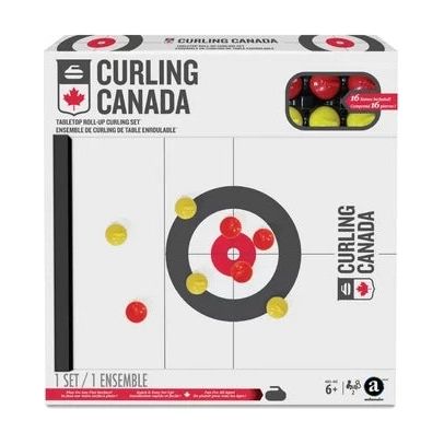 Curling Canada - Table Top Roll-Up Curling Game Set
