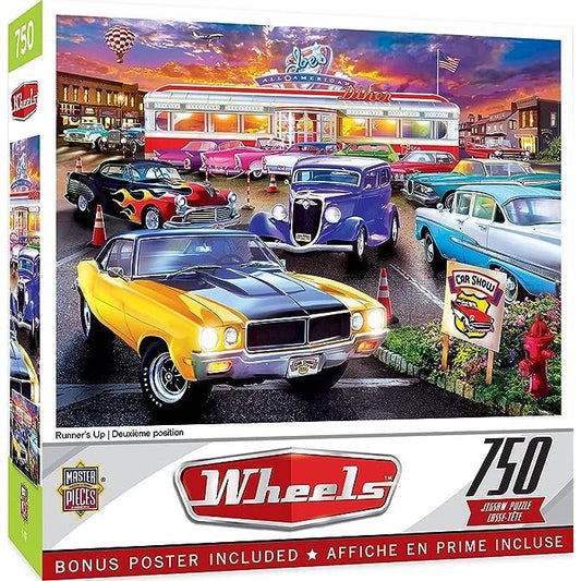 Master Pieces - Wheels Runner’s Up Jigsaw Puzzle 750pc 32052
