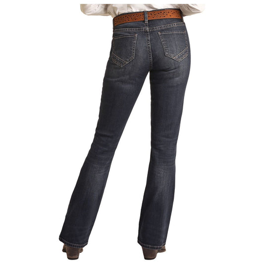 LADIES ROCK & ROLL BOOTCUT RIDING JEANS