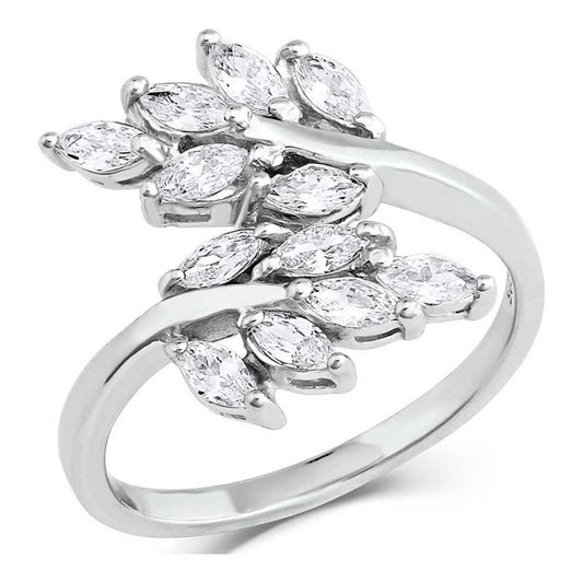 Montana Silversmiths Crystal Leaflet Ring Wrap- RG5274