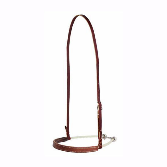 Professional’s Choice - Leather Covered Rope Noseband 8148