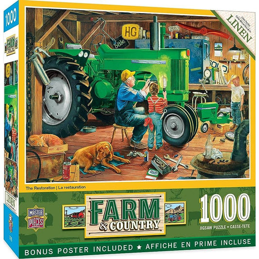 Master Pieces - Charles Freitag Farm & Country The Restoration Jigsaw Puzzle 1000pc 71919