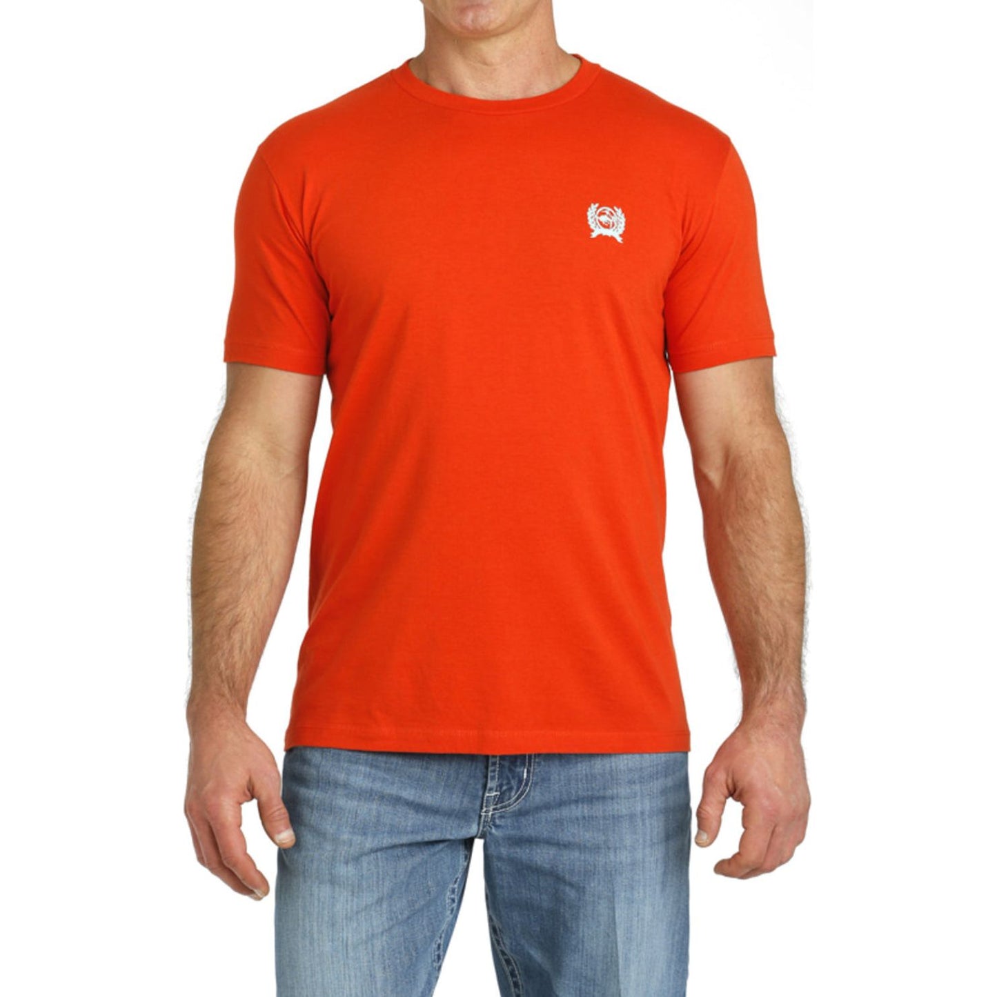 Mens Cinch Orange Bronc Tshirt