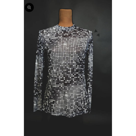 DOLLY DISCO MESH LONG SLEEVE