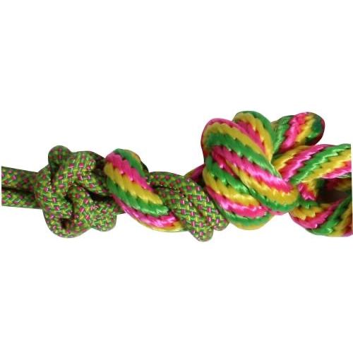 PC Halter Rope With 10’ Lead Lime/Pink