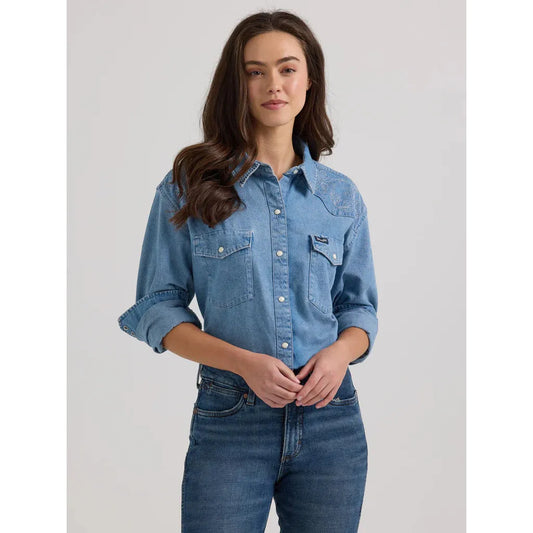 Wrangler Retro Denim Long Sleeve